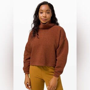 🧡 Lululemon Peaceful Moments Pullover Heathered Ancient Copper Sweater 🧡